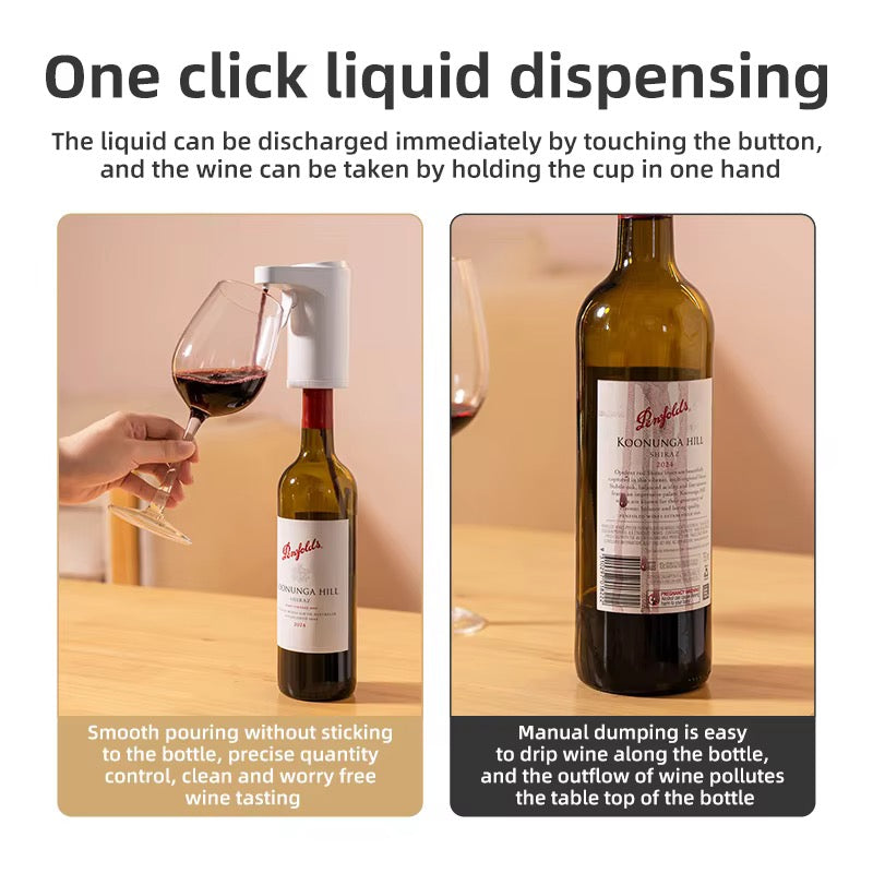 Smart Touch Electric Wine Aerator & Precision Dispenser