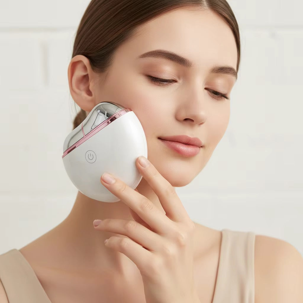 SilkRoute Luxe™ 5-in-1 Radiant Lift: Thermal LED & Microcurrent Facial Sculpting Device