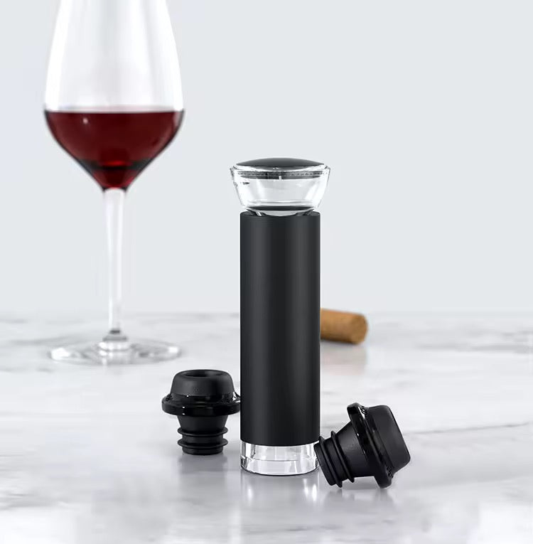 Luxury 4-in-1 Electric Wine Opener Gift Set – Automatic Corkscrew & Preserver Kit